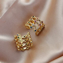 1Pcs Micro Pave Color 3A++ Zircon Ear Bone Ear Clip  New Arrivals  Fashion Exquisite Earrings For Woman Jewelry Party Gifts