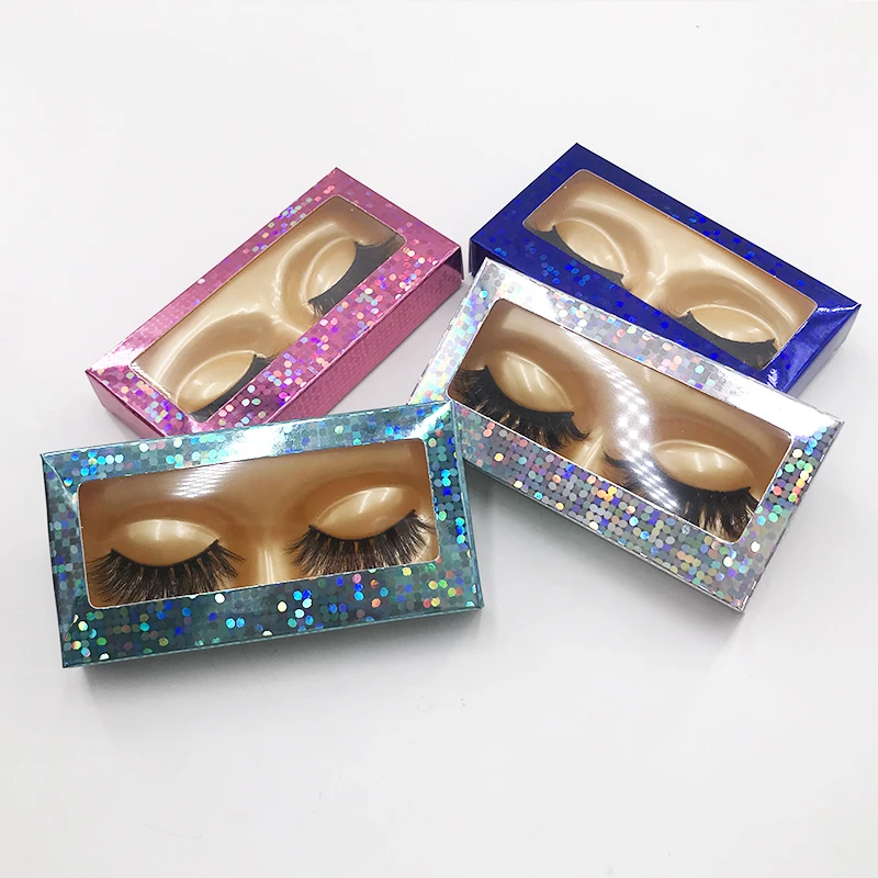 Colorful Eyelashes face shape Tray Soft Paper Lash Packaging Baby Pink Face Shape Tray without Lashes