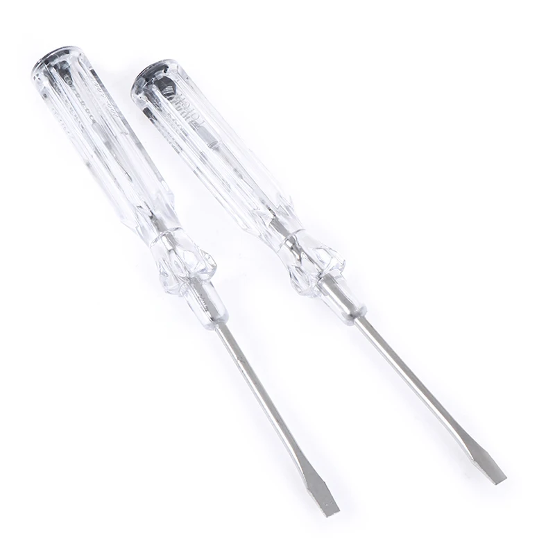 2pc 100-500V Induced Electrical Tester Screwdriver Test Probe Pen Voltage Detector light