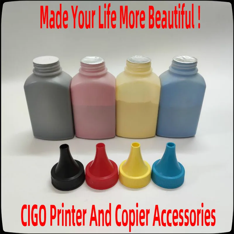 Imagem -04 - para Samsung Clp500 Clp-510 Clp-515 Clp-550 Clp600 Clp 500 510 515 550 600 Xerox 6100 Impressora a Cores pó de Toner Refil Kit