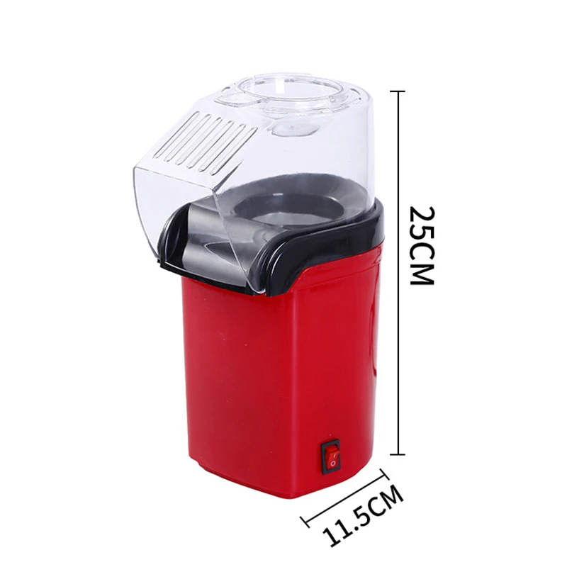 Oil-free air Corn machine,Pipoqueir eletrica hot air machine Mini Popcorn maker machine-1200W Household Healthy home kitchen