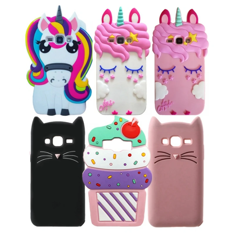 For Coque Samsung Galaxy J1 2016 Case Soft TPU Silicone Cartoon Funda For Samsung J1 6 2016 J120 J120F J120H SM-J120F Phone Case