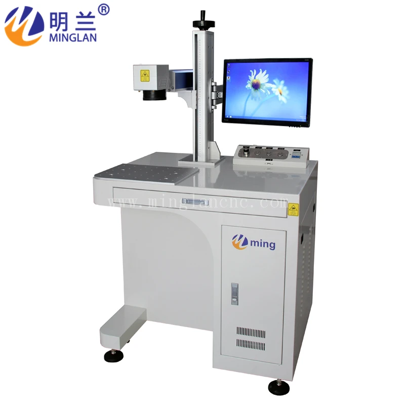 30W fiber laser marking machine / laser marking machine portable colorful fiber marking machine / metal marking