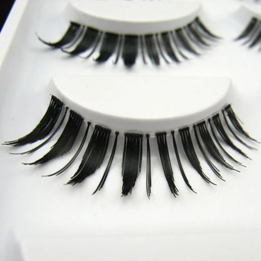 Soft Long Thick False Eyelashes Upper Lower Eye Lash Extension Set 5 Pairs Lashes Natural False Eyelashes Dramatic Volume 2020