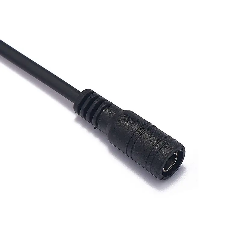 8mm 10mm 2 Pin Female 5.5*2.1mm DC 12V Jack Connector Cable Wires Adapters For SMD 3528 2835 Single Color LED Strip