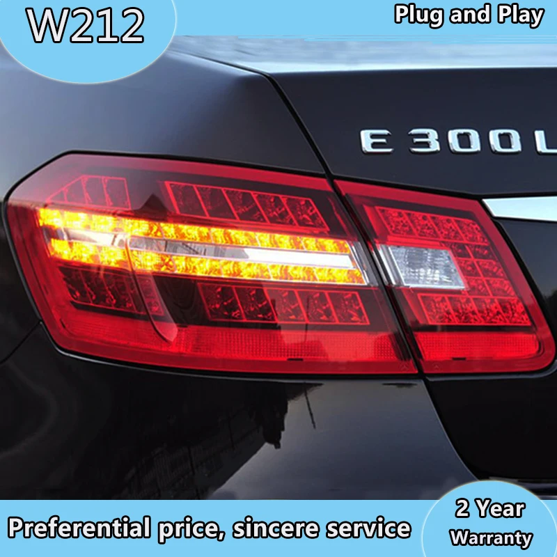 

Автомобильный Стайлинг для BENZ E-CLASS W212 2009-2013 E350 E300 E250 E63 задний светодиодный задний фонарь, светильник п-сигнал, задний фонасветильник