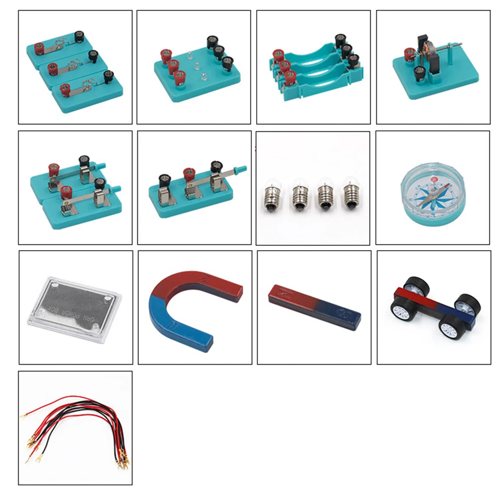 Science Experiment Physics Electricity Magnetism Physics xperiments Basic Circuit Experiment Kid Student Learning Tool физика