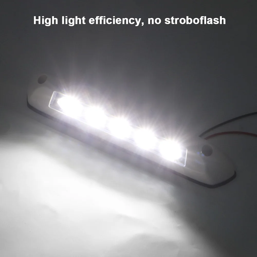 LED Awning Porch Light Caravan Interior Wall Lamps 12V/24V Caravan Accessories RV Van Trailer Exterior Lamp Light Bar