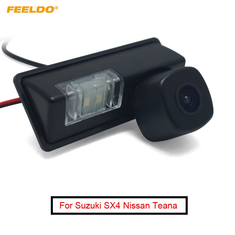 

FEELDO 1Set Special Car Rear View Backup Camera For Suzuki SX4 Nissan Teana Sylphy Tiida Sedan Coupe Camera #FD-4818