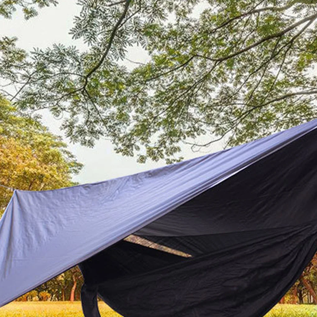 Imagem -02 - Barraca de Lona Impermeável Ultraleve Acampamento ao ar Livre Hammock Chuva Fly Toldo uv Garden Toldo Canopy 350x280cm Sombra Cores