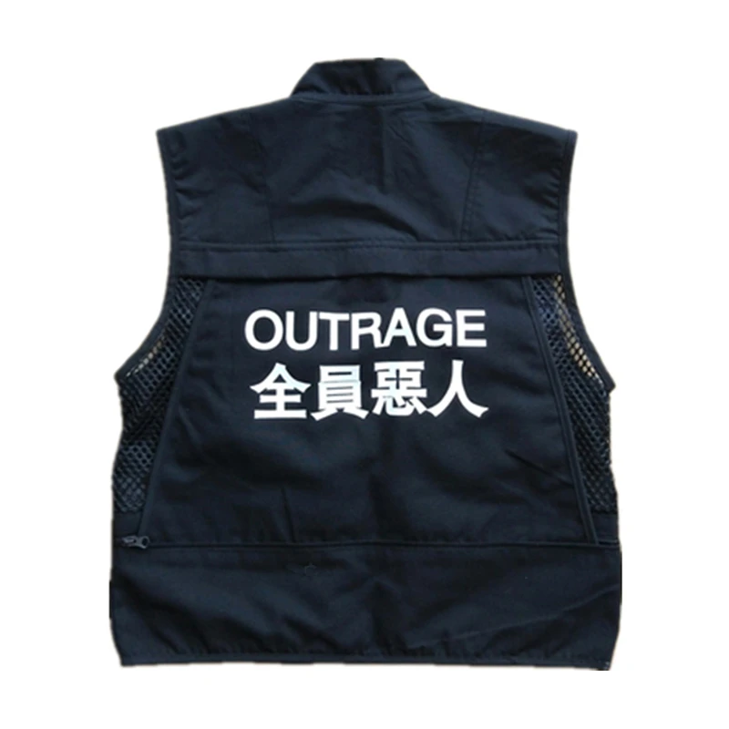 Tactical Cargo Vest Men 2023 Spring Summer Men Coat Sleeveless Jacket Casual Men Vest Coat