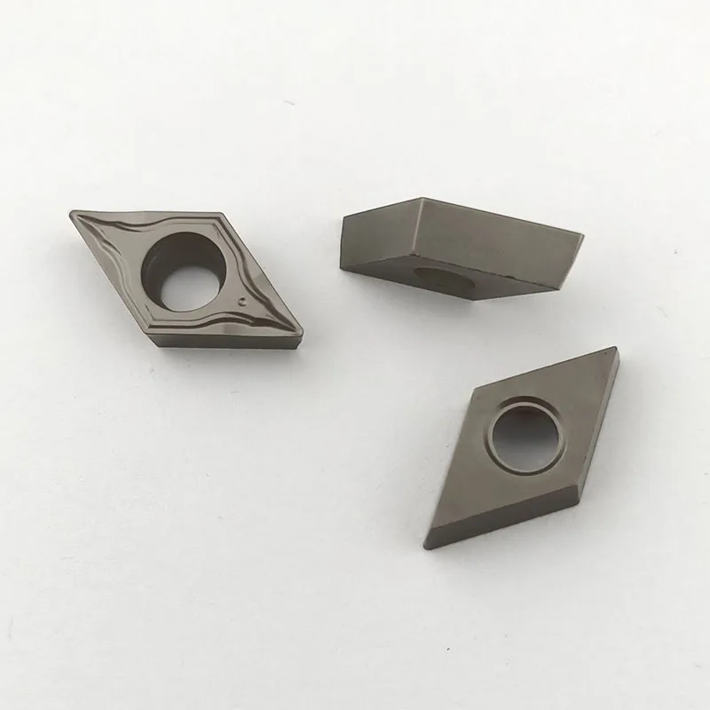 DCMT11T304 Cermet CNCเครื่องกลึงโลหะเครื่องกลึงโลหะสำหรับโลหะและเหล็กบาร์ใส่