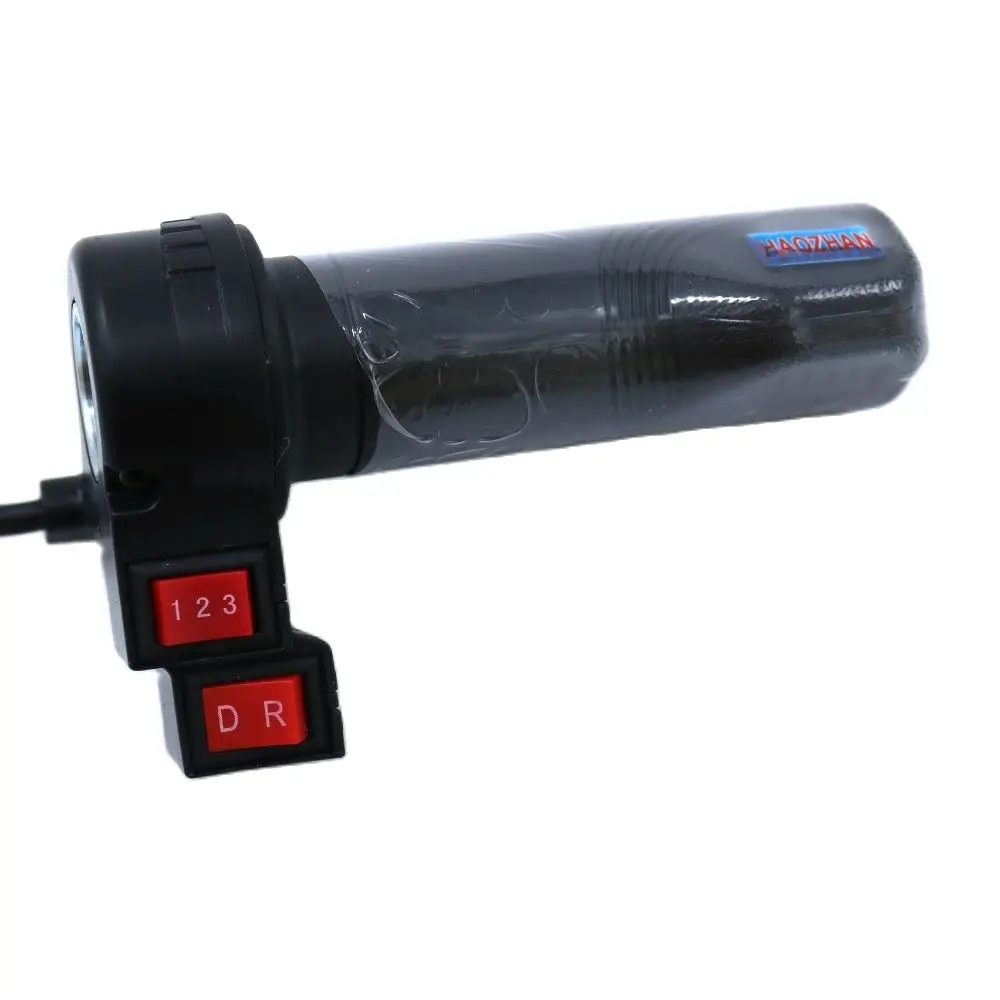 EVfitting 30-150CM line electric bike scooter tricycle gas handle ebike throttle with 3 speed&Reverse switches button