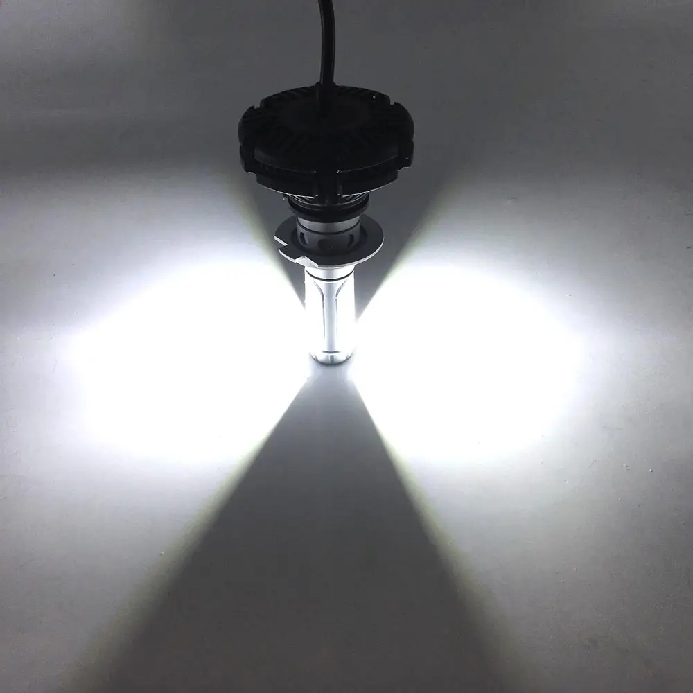 Ledカーヘッドライトチップ,ピース/ロットx3,h1 h3 h7 h11 9005 9006 9012 9004 h4 25w zes,直送