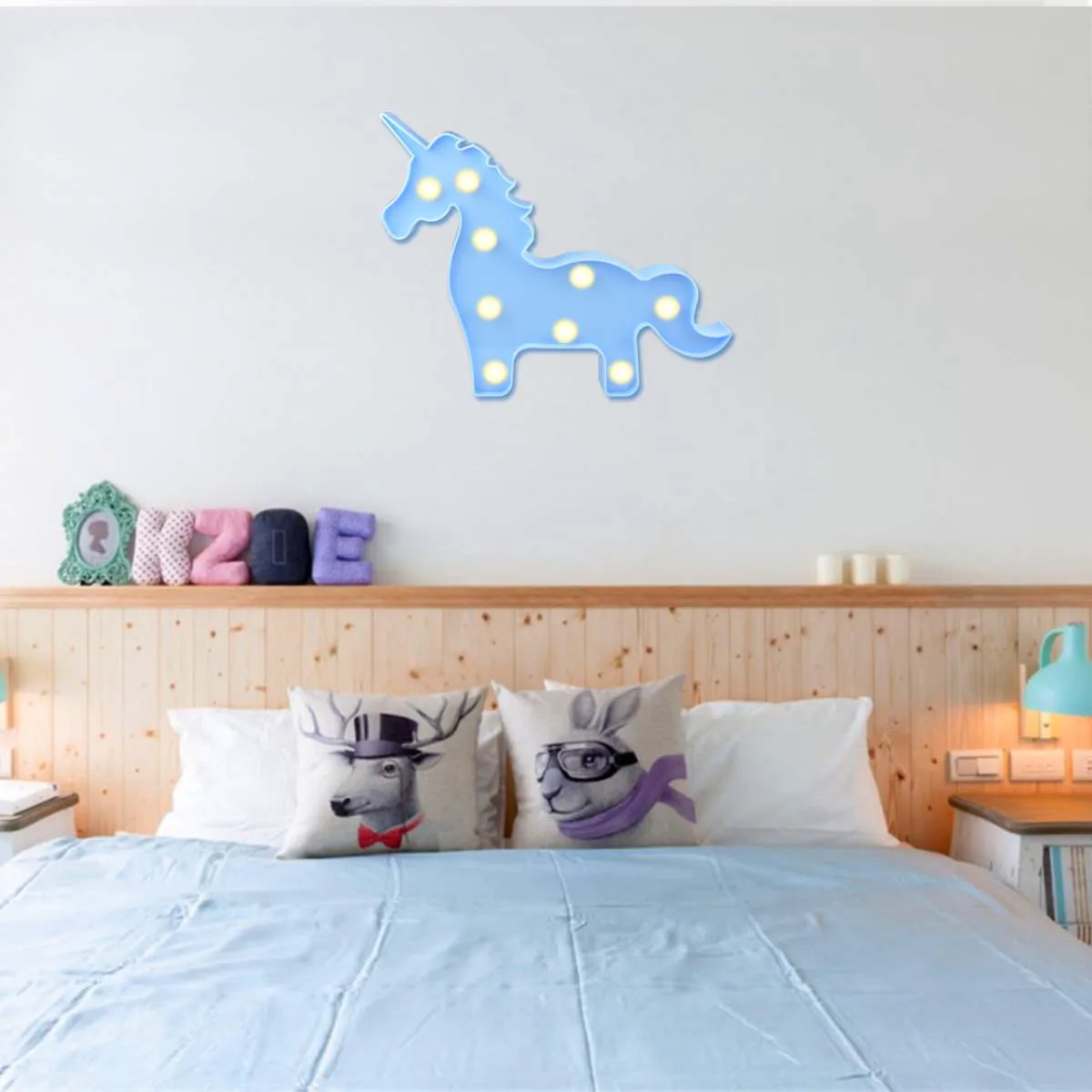 Unicornio 3D LED Unicorn Party Night light Table lamp Baby Bedroom Decoration Kids Creative Gift Toys Desktop Decorative Light