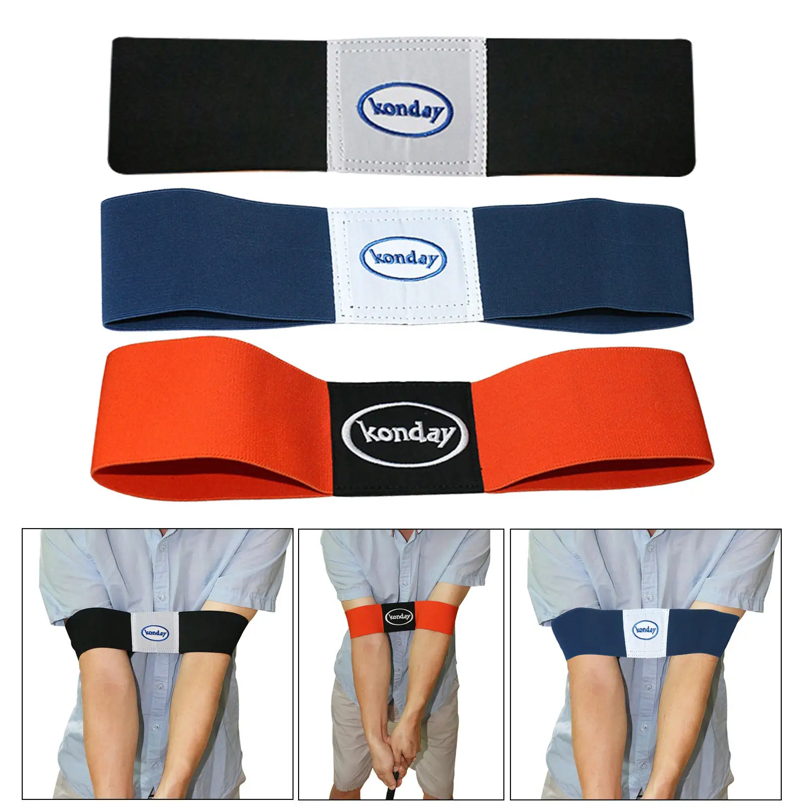 Profissional Elastic Golf Swing Trainer, Braço Banda Belt, Alinhamento Gesto, Training Aid para Praticar