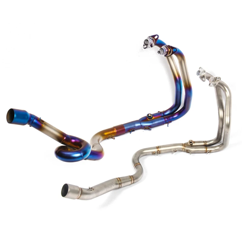 For Ninja250 for Nanja300 for Ninjia400 Motorcycle Exhaust Muffler Contact Middle Pipe for Ninja 250R 250 300 400 front pipe