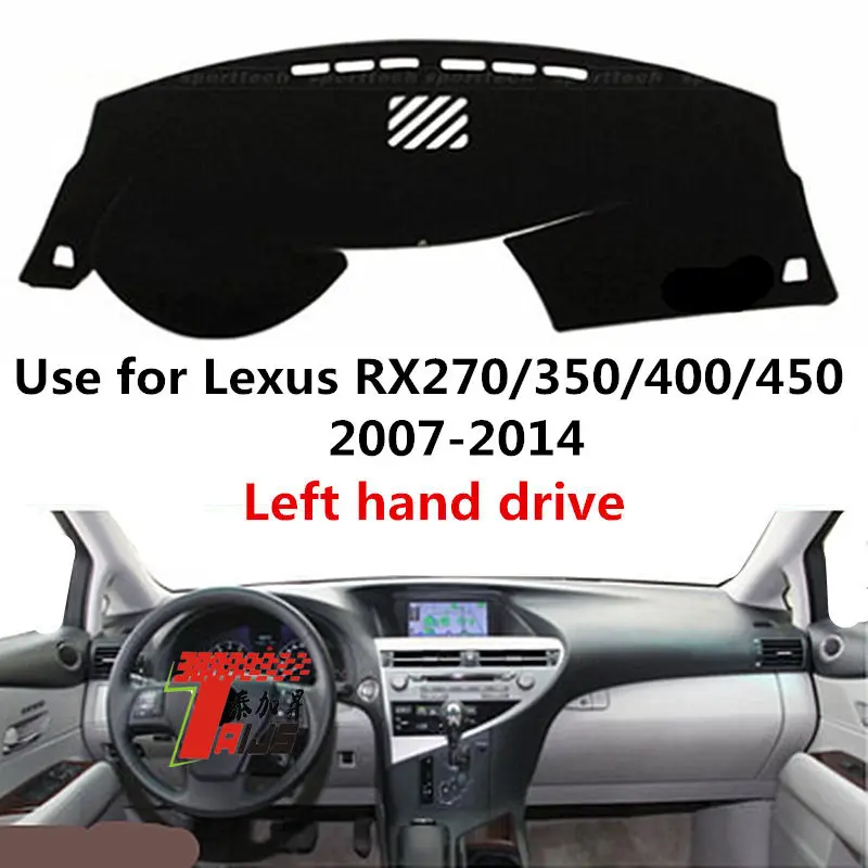 TAIJS Factory Anti Dust Polyester Fibre Car Dashboard Cover For Lexus RX270/350/400/450 2007 2008 20091011121314 Left hand drive