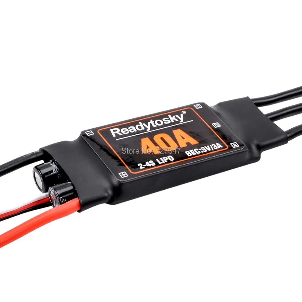 NEW 40A ESC 2-4S 5V/3A Brushless ESC Electronic Speed Controller For F450 S500 ZD550 RC Helicopter Quadcopter