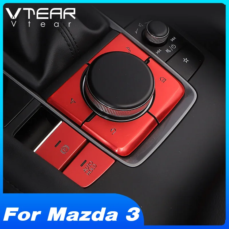

For Mazda 3 BP 2019-2024 Interior Accessories Electronic Handbrake Decoration Trim Panel Button Stickers Car Modification