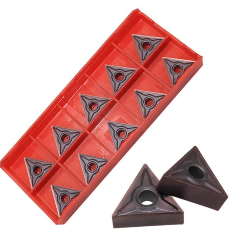 Ferramentas de torneamento externo, ferramentas de torneamento tnmg160404 em mp1125 de alta qualidade de torno cnc, inserções de carboneto 160404 em aço inoxidável com 10 peças