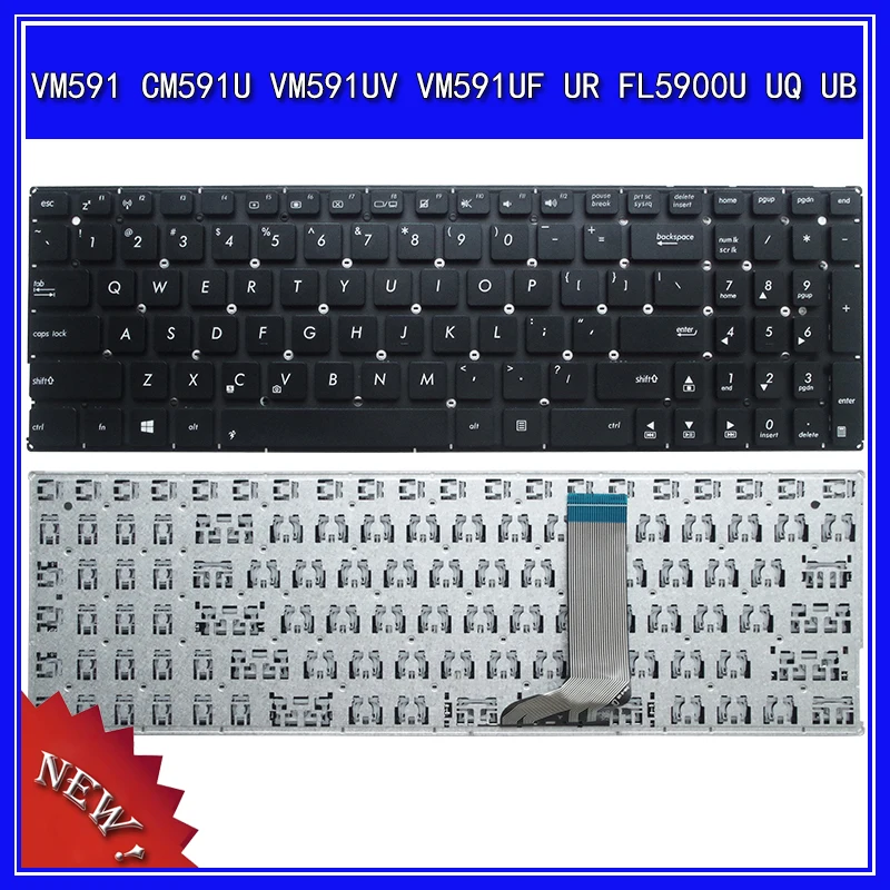 Laptop Keyboard For ASUS VM591 CM591U VM591UV VM591UF UR FL5900U UQ UB Notebook Replace Keyboard