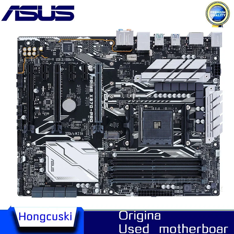 

For ASUS PRIME X370-PRO Used original motherboard Socket AM4 DDR4 X370 Desktop Motherboard