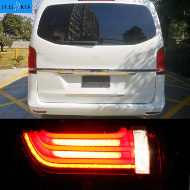 

New LED Taillights Assembly For Benz Metris V260 2016-2019 LED Rear Lamp Brake Reverse Light Rear Back Up Lamp DRL Car Taillight