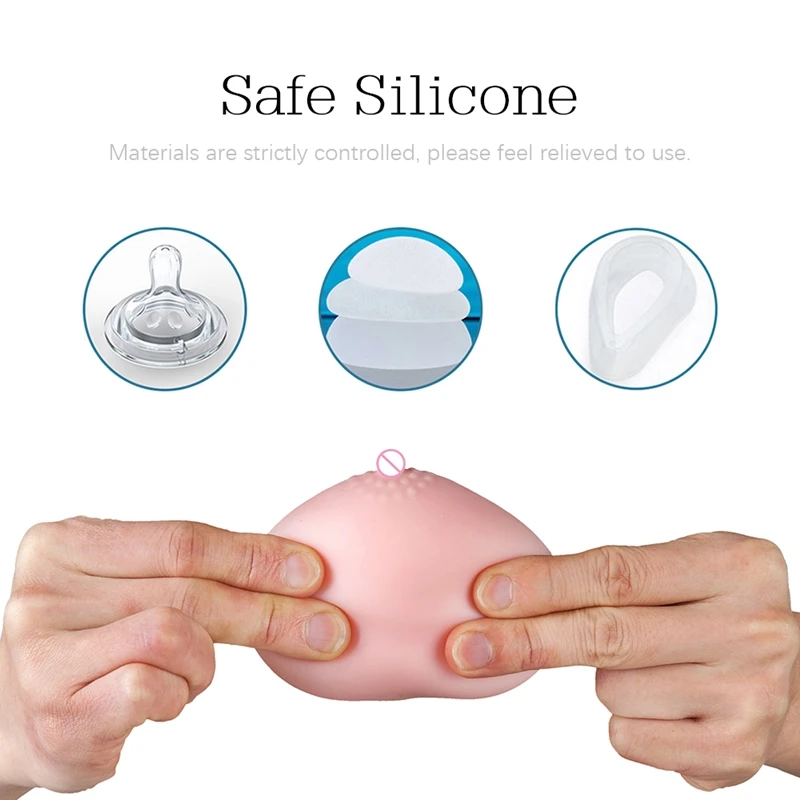 Sex Toys Silicone Artificial Breasts With Vagina Male Masturbators Simulated Breast for Men Waterproof Adults Products Pussy 18+