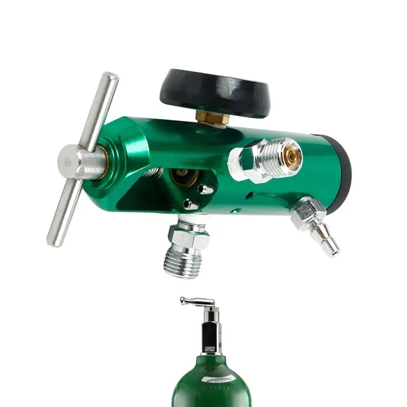 Magnetventil CGA870 Medical Gas Oxygen Pressure Regulator with Two Check Valve For Hospital 0-15L Gas und Kraftstoff — Detail 2