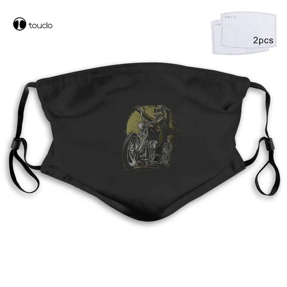 Mannen Biker Skull Schroevendraaier Chopper Mc Motorcycle Skull Nieuwste Mannen Mode Gezichtsmasker Filter Pocket Doek Herbruikbare Wasbare