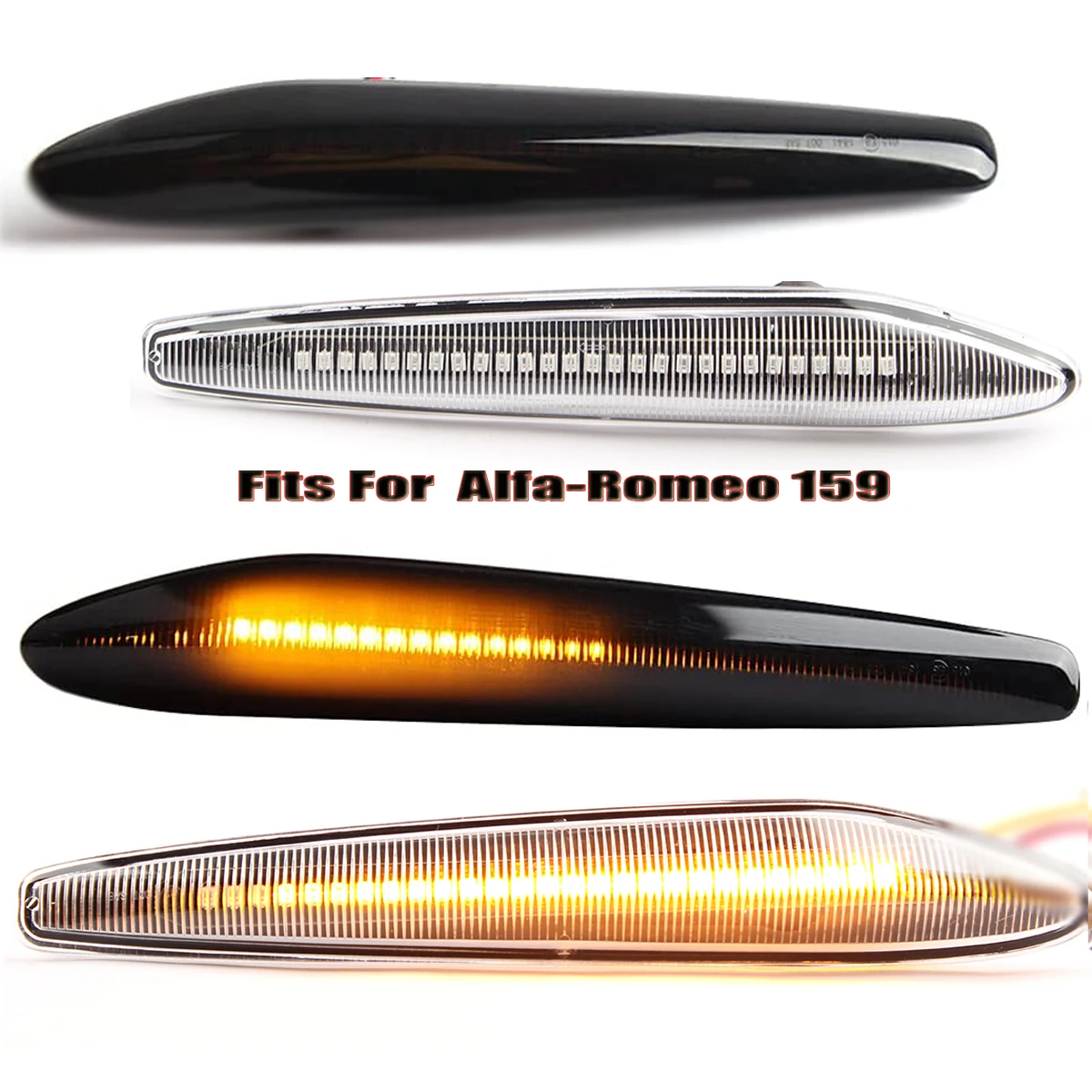 

For Alfa Romeo 159 Brera Spider 939 Led Side Marker Fender Sequential Dynamic Turn Signal Light Indicator Repeater Lamp