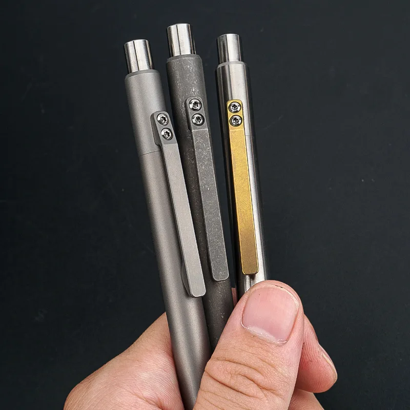 EDC Titanium Alloy Pen With Business Writing Multi-functional Portable Outdoor EDC Tools