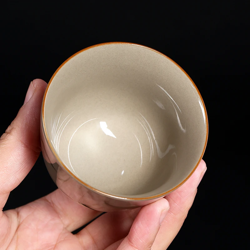 Tazza da tè in ceramica Retro piccole tazze Vintage nordiche tazze da caffè cerimonia in ceramica creativo Filizanki Do Herbaty Set di tazze da tè BK50CB