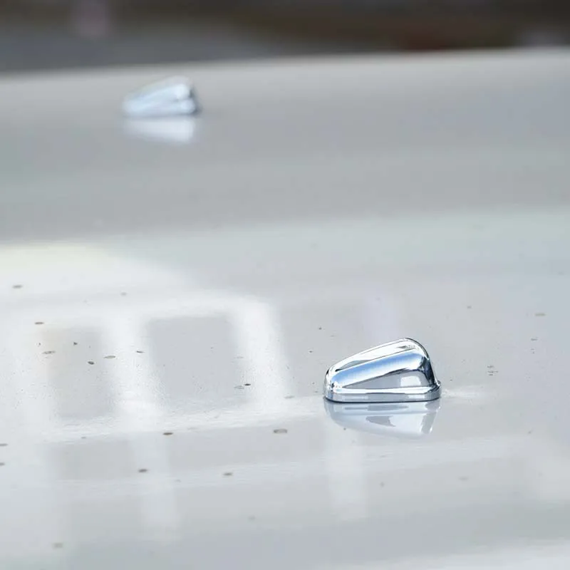 For Land Rover Discovery 3/4 LR3 LR4 2004-2016 ABS Bright Silver Car Front Wiper Nozzle Cover Trim Car Accessories