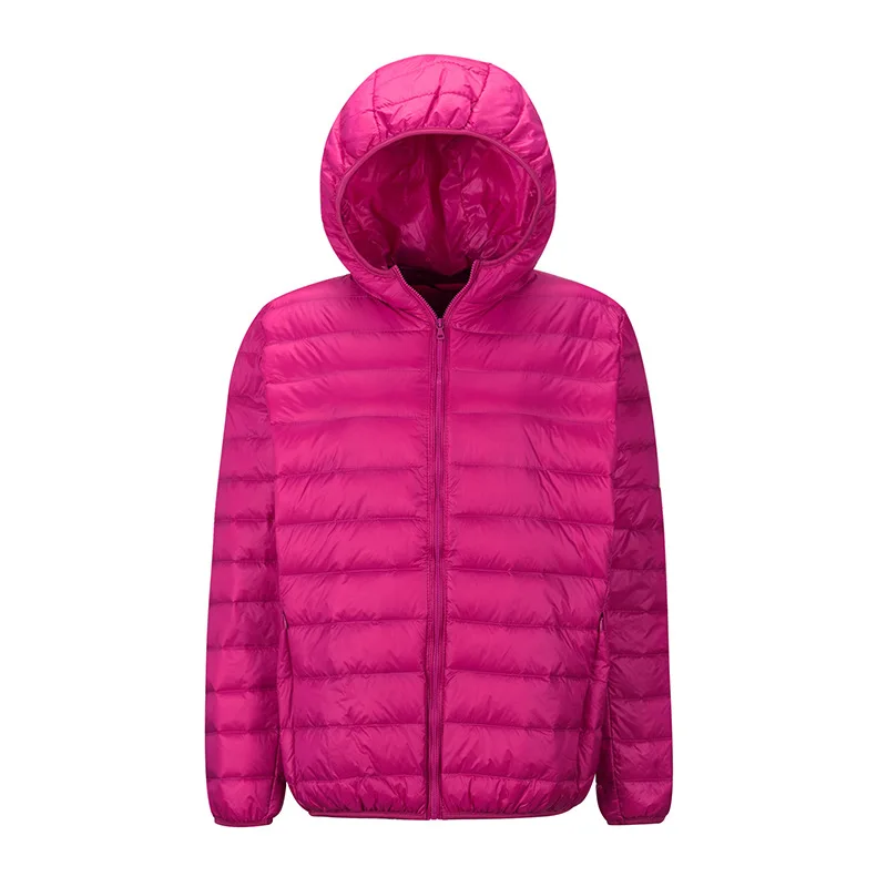 NewBang 8XL 7XL Plus Size Ultra Light Down Jacket Women Autumn Winter Warm Coat Lightweight Warm Jackets Female Hooded Parka