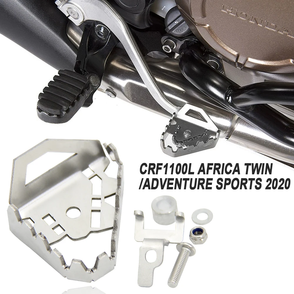 NEW For Honda CRF1100L Africa Twin CRF 1100 L Adventure Sports 2020 Brake Lever Extension Pedal Step Tip Plate Enlarge Extender