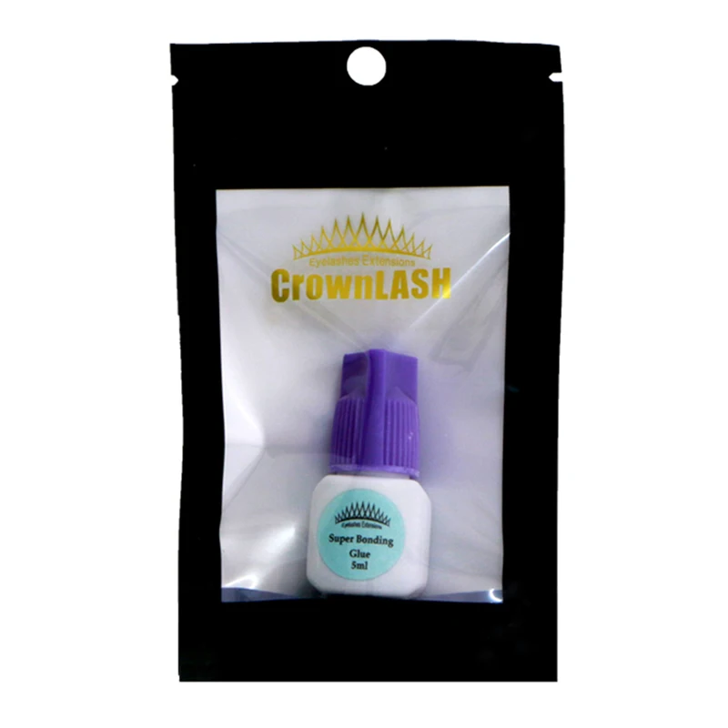 CrownLash Super Bonding Glue Eyelash Extension 5ml Fast drying Strong Bonding Crown Lash