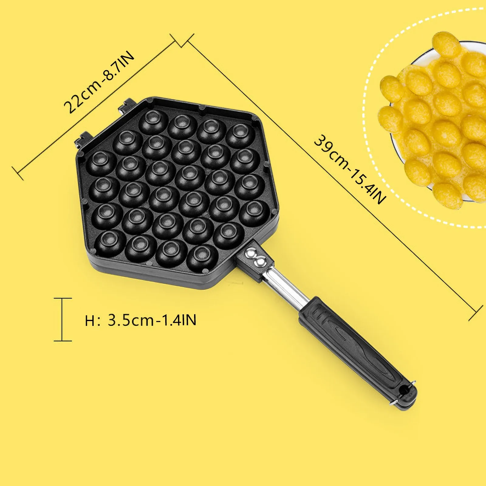 Household Waffle Bake Maker Kitchen Non-stick Aluminum Alloy Waffle Maker Pan Mould Mold Press Plate Waffle Iron Baking Tools