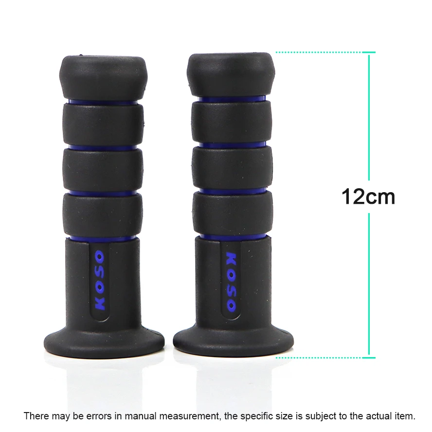 Motorcycle KOSO Handlebar Grips PVC Motocross Handle Bar Rubber Hand Grip Dirt Bike Universal For YAMAHA KAWASAKI HONDA SUZUKI