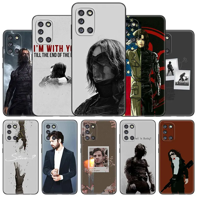 Bucky Barnes Case For Samsung Galaxy A13 A01 Core A03S A10 A20E A21 A30 A40 A41 A42 A82 A90 A6 A7 A8 A9 Plus 2018 A5 2017 Cover