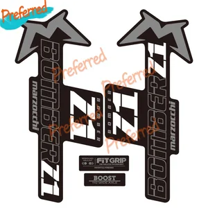 Marzocchi-Bomber Z1 Aufklebergabel, heiße Fahrradaufkleber, PVC-Abziehbilder, Schnitt, Mountainbike, MTB, Style 2018 10 Hauptaufhängungs -Marzocchi - №3