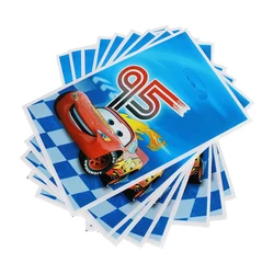 10Pcs Cartoon Disney Cars Theme Design Kids Boy Birthday Party Wedding Disposable Snack Candy Gift Bag Baby shower supplies