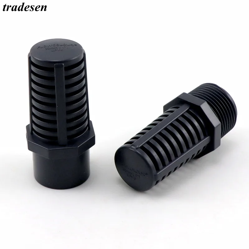 1Pcs PVC Pipe Aquarium Water Pump Filter Joint Fish Tank Water Inlet Strainer Garden Home Water Tube Fittings Permeable Cap Mesh