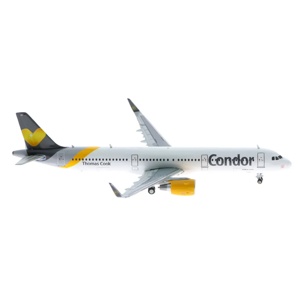 1:400 Alloy Collectible Plane JC Wings XX4433 Condor Airlines Airbus A321 Diecast Aircraft JET Model Reg#D-AIAC With Stand Gift