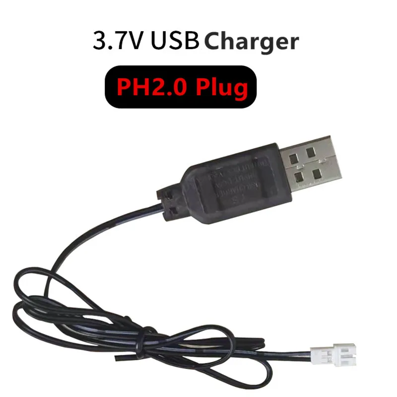 Eachine-Câble de chargeur USB E010 PH2.0 pour batterie JJRC H36 3.7V 1S, pièces de rechange pour quadrirotor RC, mini importateur DIY