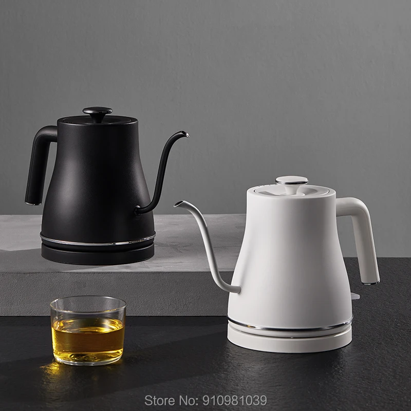 Electric Kettle Pot with thermometer Stainless Steel Coffee Drip Gooseneck Teapot Tea Maker Bottle 220v