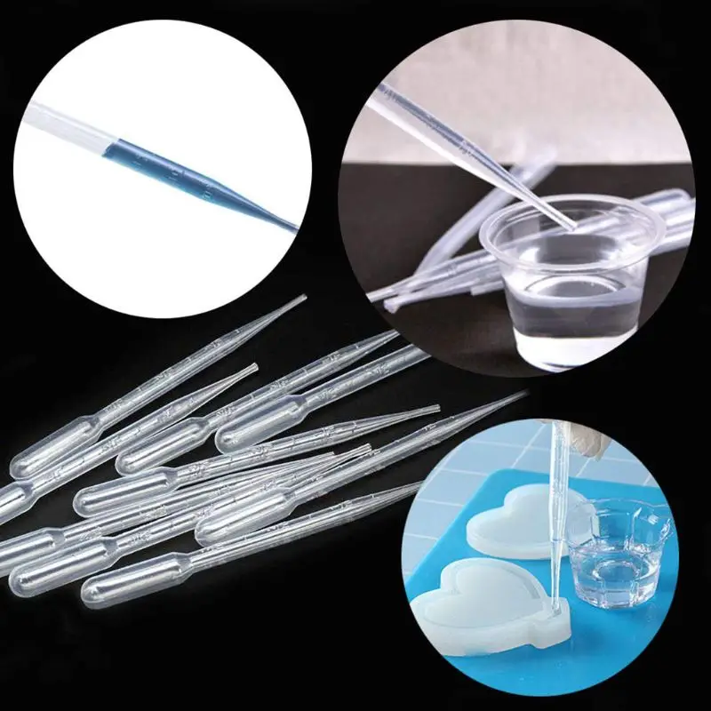 DIY Epoxy Tools Dispensing Mixing Stirrer Dropper Measuring Cup Useful Resin Crafts Making Material Pack