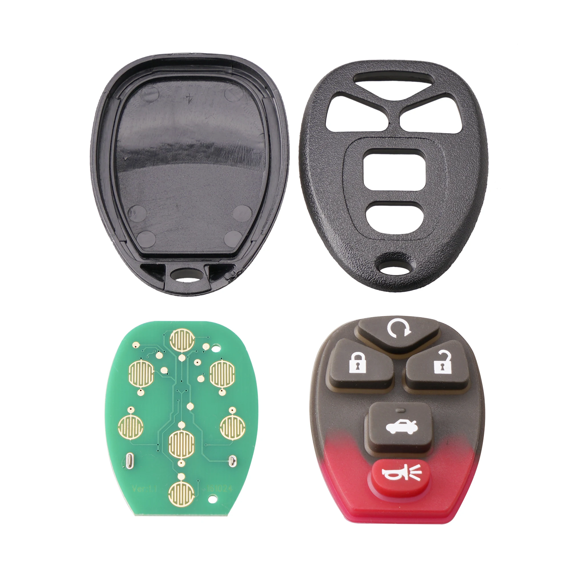 QWMEND KOBGT04A for Chevrolet Key 5 Buttons 315 Mhz Car Remote Key For Chevrolet Buick Cobalt LaCrosse Aura Smart Car Key