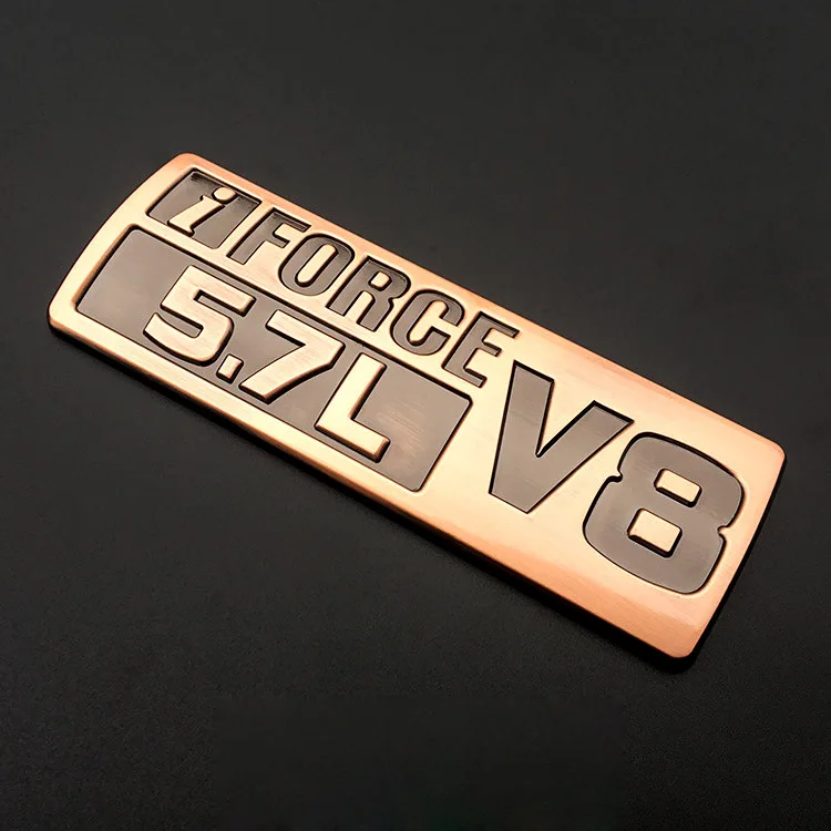 3D 4X4 iFORCE 5.7L V8 logo car stickers auto Badge emblem chrome tail sticker car styling for Toyota Tundra SR5 previa SEQUOIA